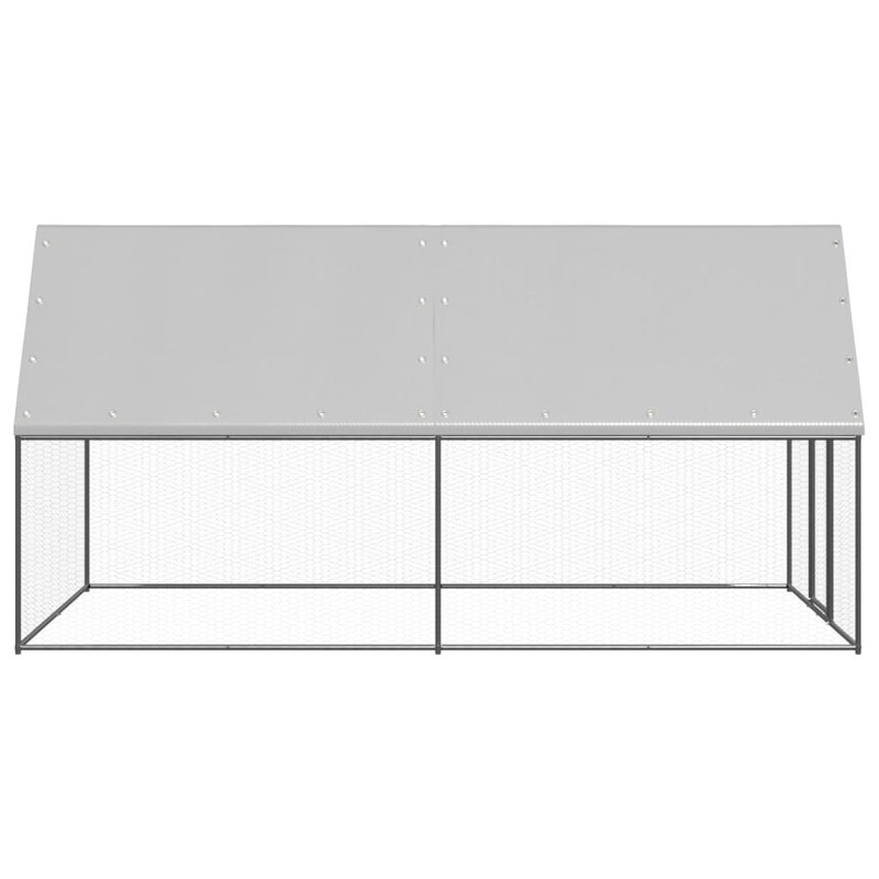 Crowder Weather Resistant Rabbit Cage, 200cm H x  200cm W x 400cm L