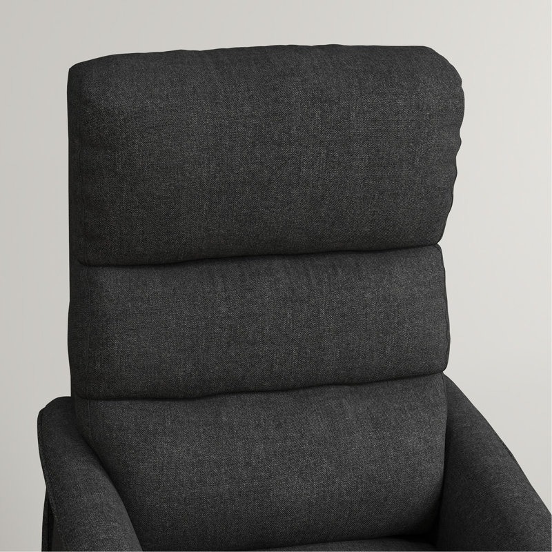 Fauteuil inclinable électrique avec télécommande, noir, Noir