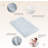 Whisper Organic Certified Organic King Flat Sheet Only - 100% Organic Cotton Sheets With Luxurious Soft And Breathable 300 Thread Count Sateen Weave Finish - Gots & Fairtrade Certified (King, Powder)-117442423-117442426