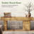 47" Solid Wood Bench, Farmhouse Entryway Bench-485741995