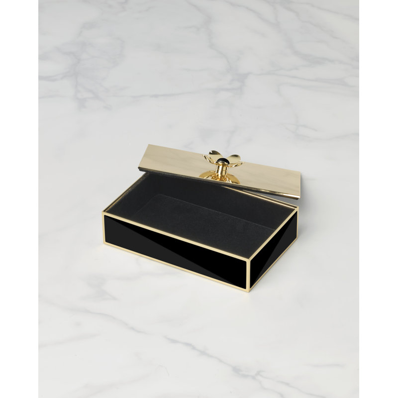 Kate Spade Make It Pop Large Floral Box, Gold, Black
