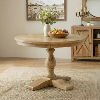Solid Wood Round Dining Table