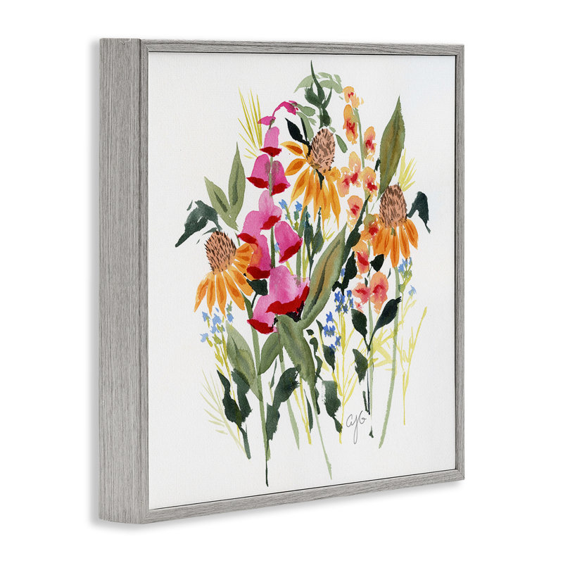 Giclée abstraite et variée par Alexandria Gilbert Kincaid, Estampe numérique Farmhouse, H 12 po x l 12 po