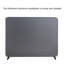 Rangement pour chaussures en alliage d'aluminium gris