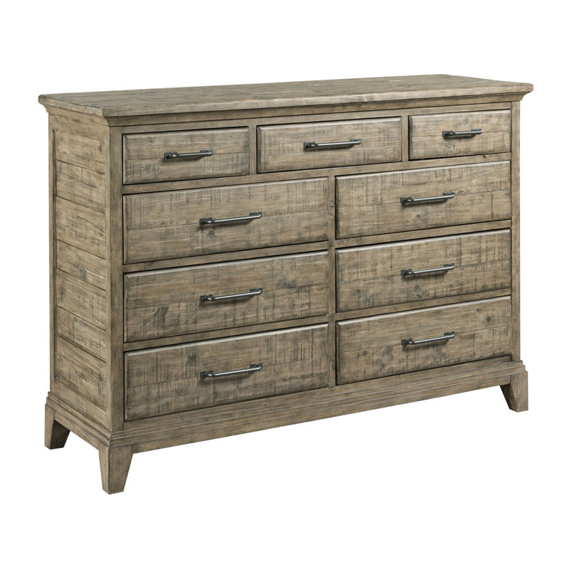 Commode double en bois massif l 9 po Antietam