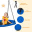 Freeport Park Redmond Fabric Web / Saucer Swing Swing Seat with Chains