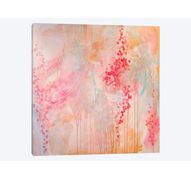 « bubble bain », impression sur toile tendue, H 12 po x l 12 po x P 0,75 po, Pas de tapis, Toile tendue