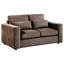 Ensemble de canapé rembourré en chenille 3 pièces Seguin - brun-386899867-386899876