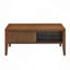 Table basse cannelée moderne Mid Century