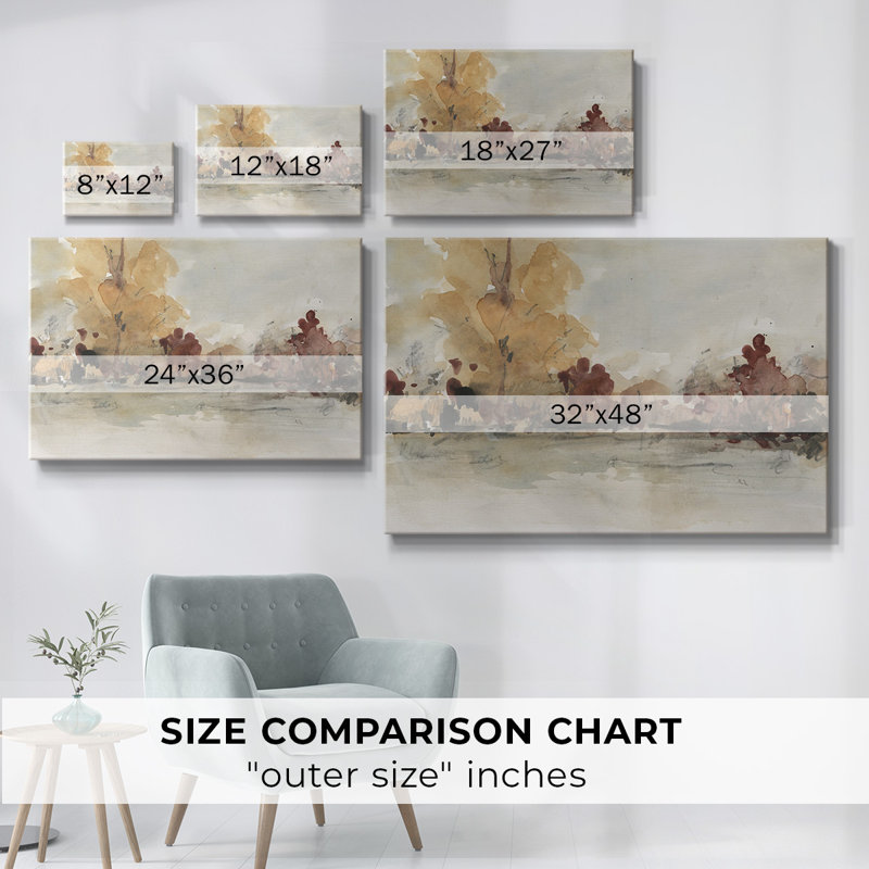 Toile tendue I-Gallery The Autumn View, H 32 po x l 48 po