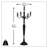 Hamptons 41.25" H 5-Candle Metal Floor Candelabra