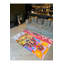 Tapis multicolore multicolore à motif tissé à motif tissé et lavable à la machine-119076624