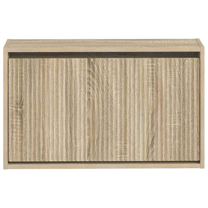 Flip Down Shoe Storage, 43 cm H x 71 cm W x 17 cm D, Sonoma Oak