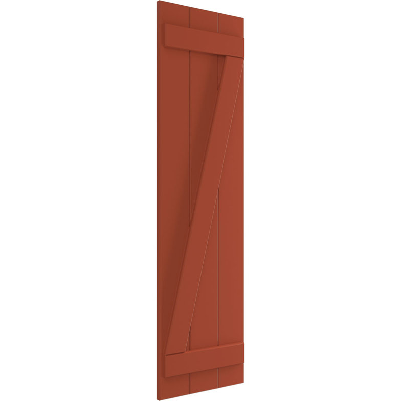 Volets à panneau plat, 26", Feuilles colorées, 16.125"