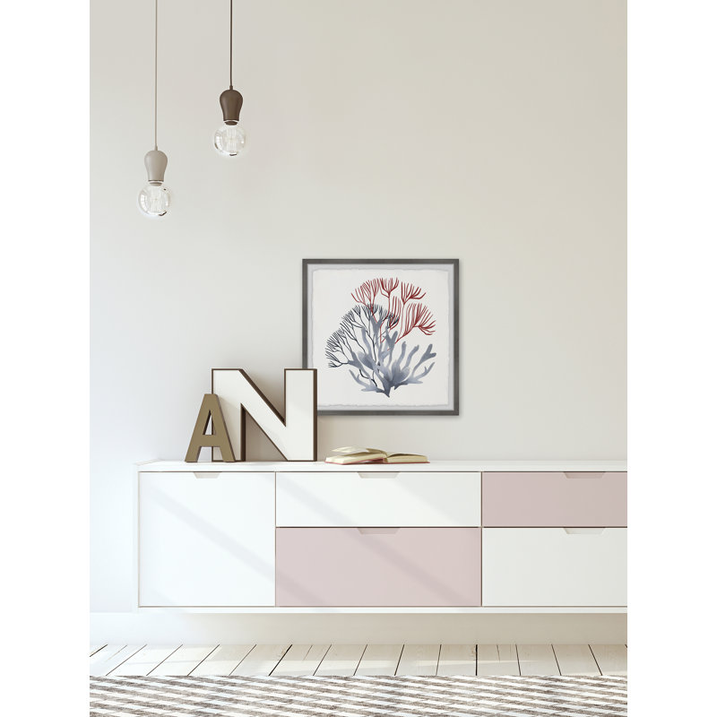 Secret of the Sea 1 Piece Single Picture Frame Wall Art, 45cm H x 45cm W x 3.81cm D
