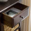 Table de bout en bois massif avec rangement Painswick-499967254