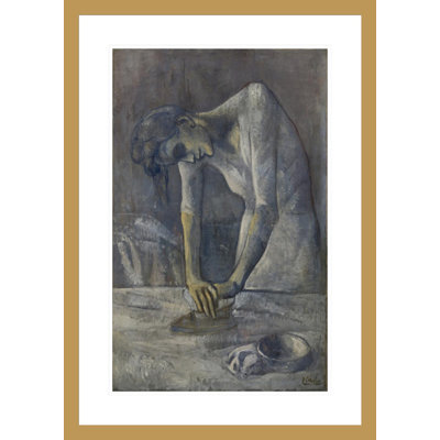 «Woman Ironing» par Pablo Picasso, impression giclée sur cadre