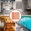 Pellicule de douche pour douche 20 mil