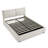 Upholstered Platform Bed with with Hydraulic Lift Storage, Modern Chenille Bed Frame with Headboard, Weight Capacity 800 lbs, No Box Spring Needed, Beige, Queen-60087840-60087855