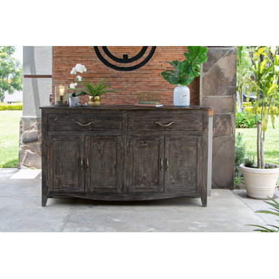Console 2 tiroirs, 4 portes Nogales