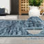 Tapis lavable à la machine Boho avec envers en caoutchouc pour le salon Tapis antidérapant géométrique-1561704926