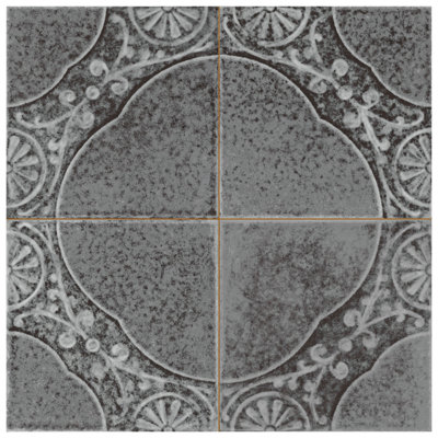 Kings Jaipur 17-5/8 In. X 17-5/8 In. Ceramic Floor And Wall Tile