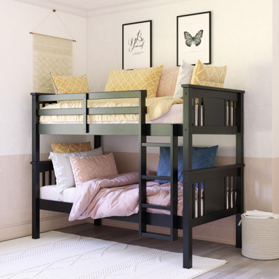 Alimi Kids Twin Over Twin Bunk Bed
