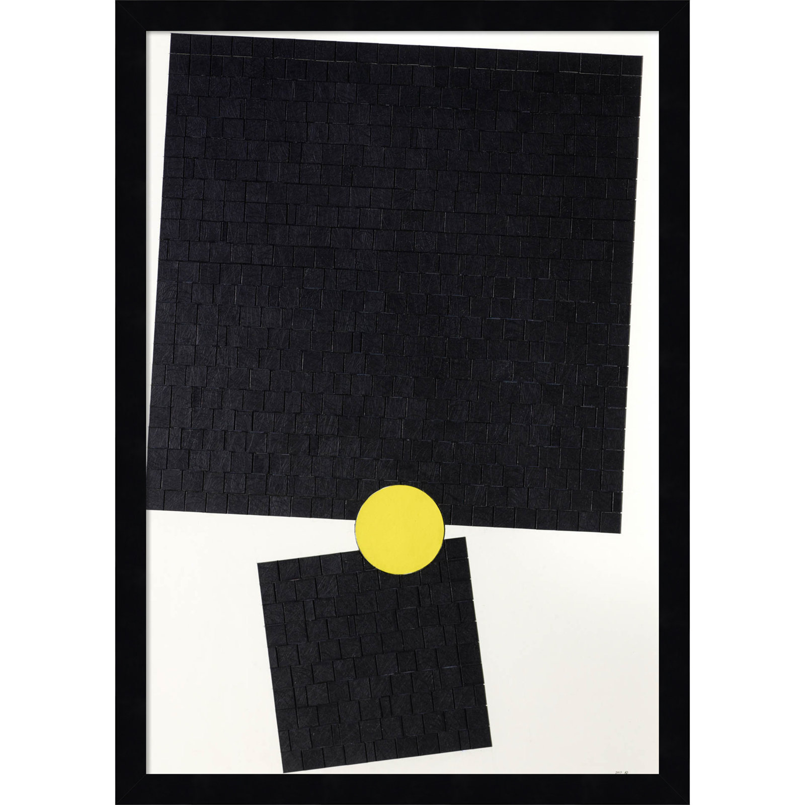 Her Divine Fulcrum Print by Alex Dunn, 21" H x 15" W x 1" D, Black