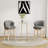 30.32" Swivel Bar Stool with Solid Rubberwood Frame and Metal Footrest-534547293