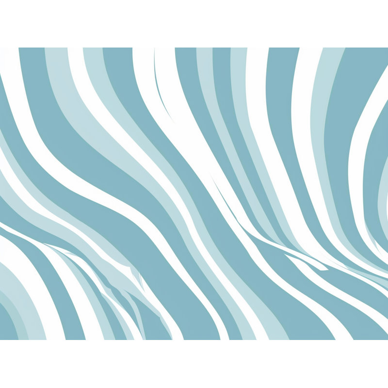 Édredon à motif de vagues abstraites avec motif d'édredon et lignes fluides, Édredon grand