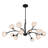 Walker 12-Light Matte Black Chandelier