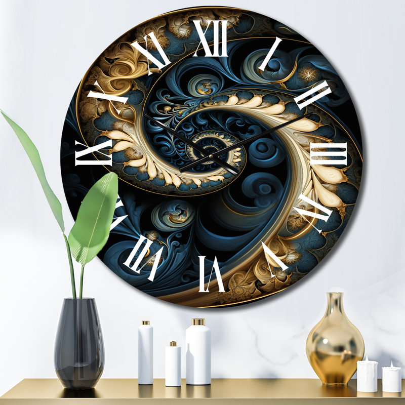Horloge murale Cheli - Fractals, Petit