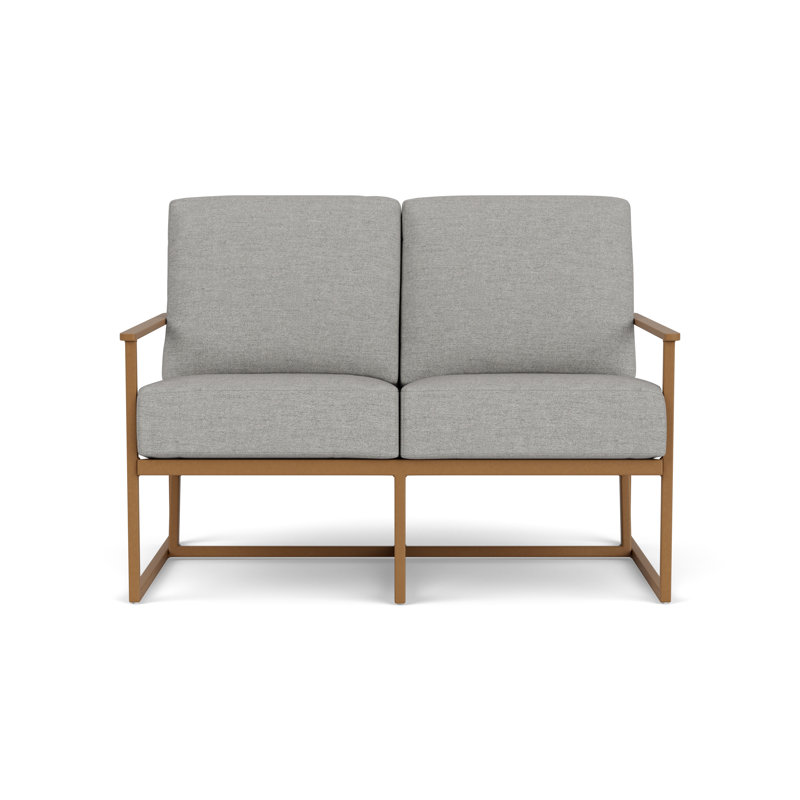 Summit Outdoor 2 - Seat Loveseat, Demo Stone, Hickory, Pewter