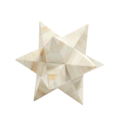 Stellated Dodecahedron-White Bone