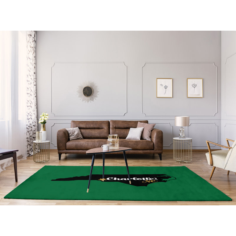 Tapis en poly-caroline des sports north caroline, Rectangle 9 pi x 12 pi