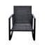 Ensemble de bistro 3 pièces pour terrasse avec coussin bleu pour jardin