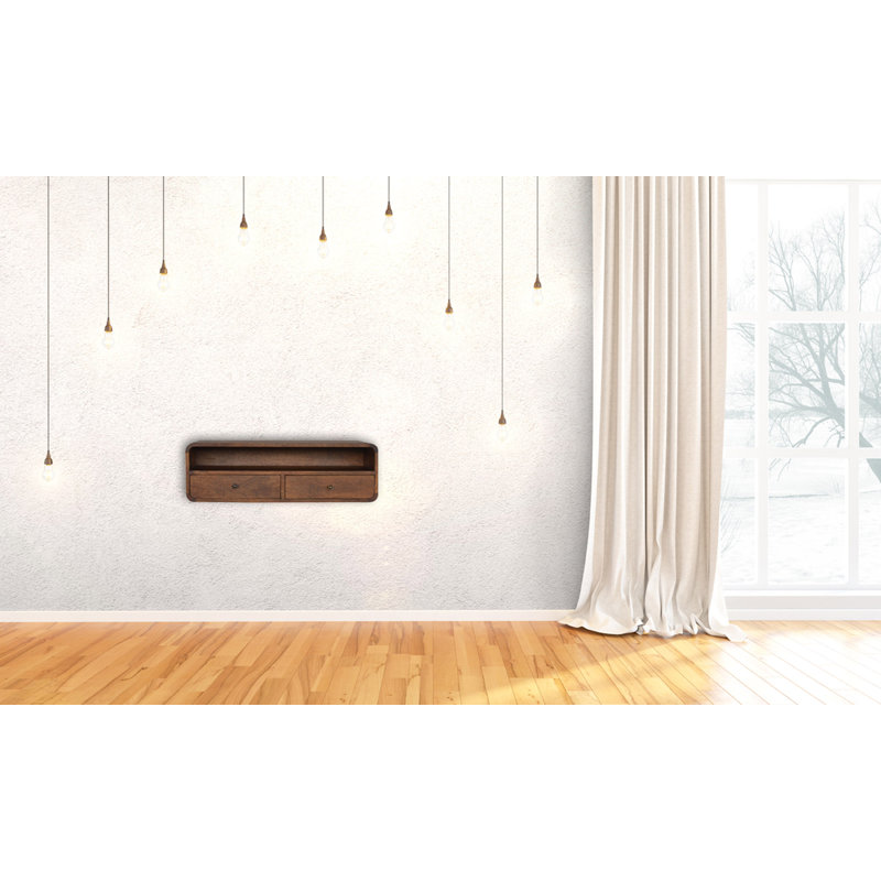 Floating Chestnut Open Console