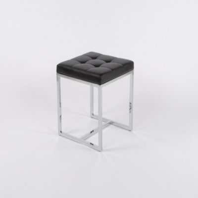 Taressa Stainless Steel Accent Stool
