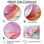 Andes, fondations fluides de Rosa Marble V - art mural abstrait en marbre-222011571-222011573-222011583