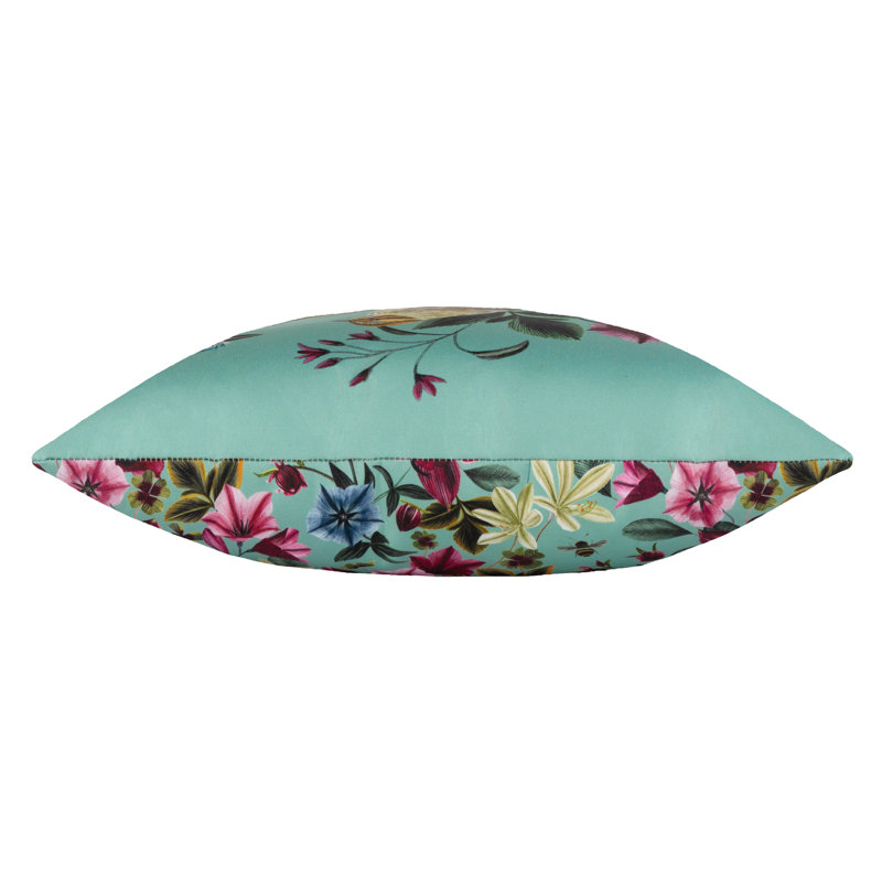 Midnight Garden Bird Polyester Filled Outdoor Cushion