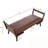 PU Bench with Arms and Wood Legs-482301450