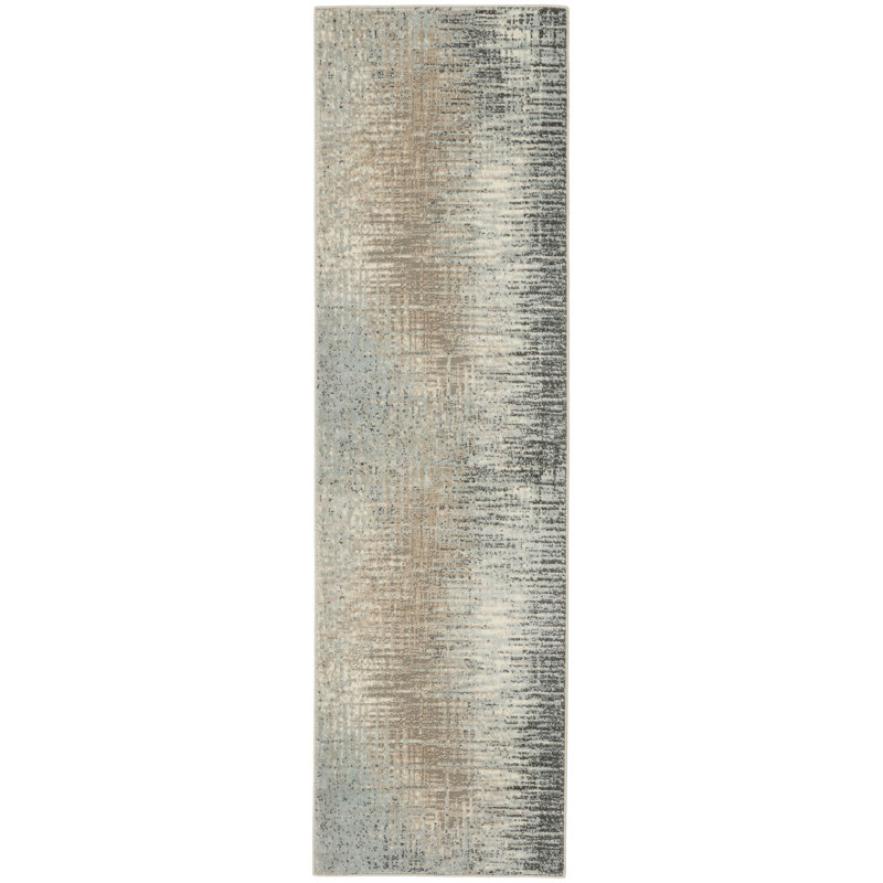 Tapis bleu sarcelle, Tapis de couloir 2 pi 2 po x 7 pi 6 po