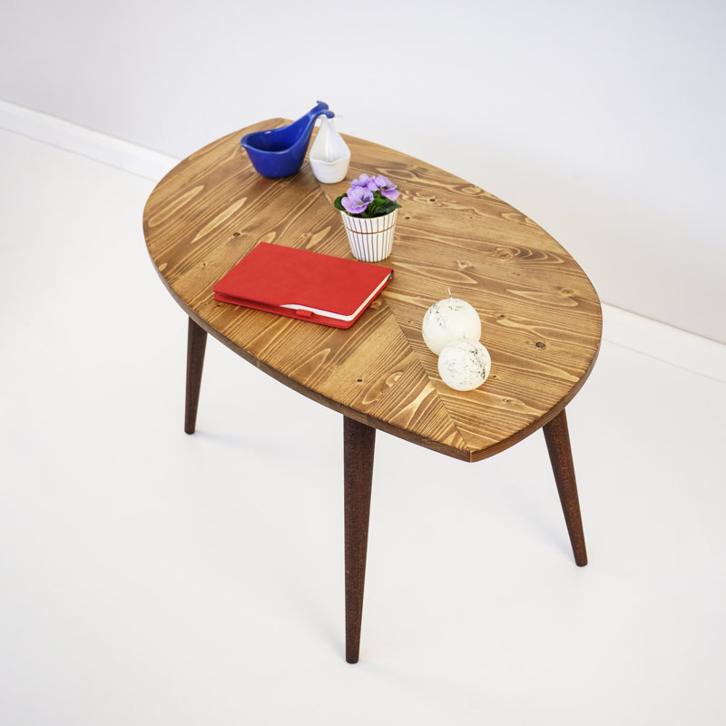Dellaquila Solid Wood Modern Coffee Table, 35cm H x 38cm W x 69cm D