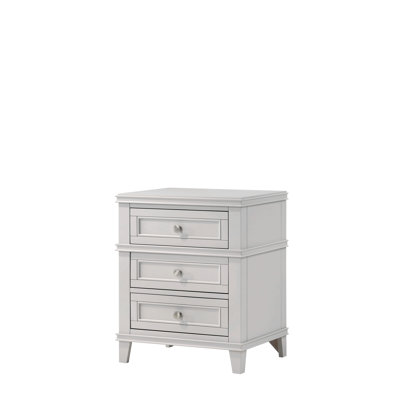 Deguzman 3 Drawer Nightstand W/USB by Gracie Oaks