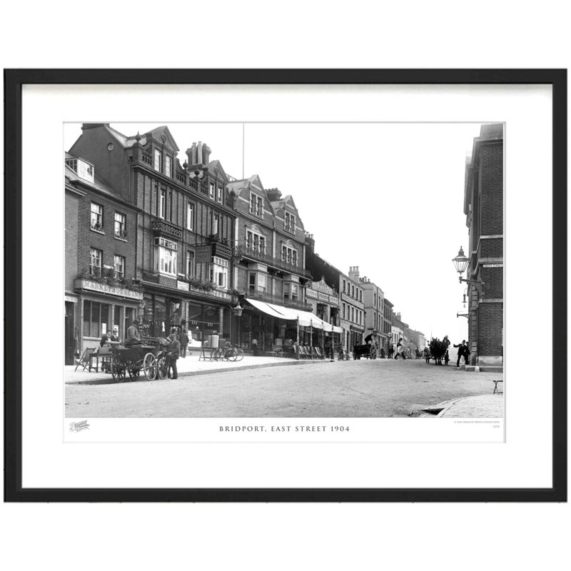 Bridport, East Street 1904 1 Piece Single Picture Frame Wall Art, 60cm H x 80cm W x 2.3cm D