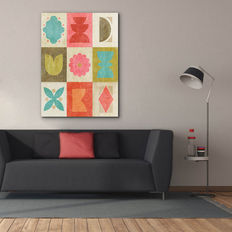  «Happy Dance» par Suzanne Nicoll, art mural sur toile, 40 po x 54 po, H 54 po x l 40 po