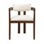 52cm H Linen Upholstered Wing Back Armchair in Beige-1225514719