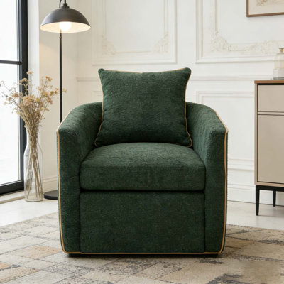 Fauteuil pivotant rembourré Fauteuil club