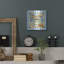 Art mural en métal Red Barrel Studio® «Tea Blissful Blue Teacup» par Cathy Horvath-Buchanan-2052875425