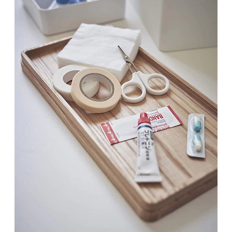 Tour Yamazaki Home First Aid Box, Blanc / Naturel